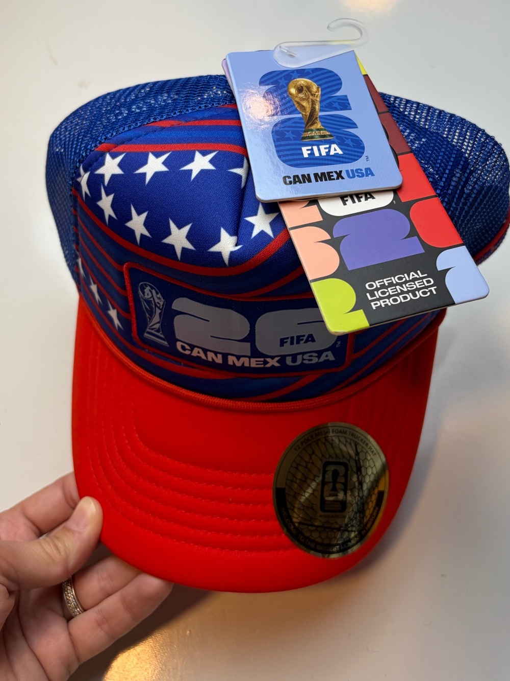 FIFA World Cup 26 T2 Foam Trucker USA DEV Pattern‎